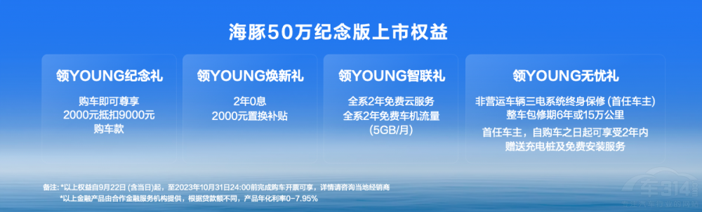 海豚50萬紀念版上市 售價12.68-13.98萬元 海豚50萬紀念版上市 售價12.68-13.98萬元