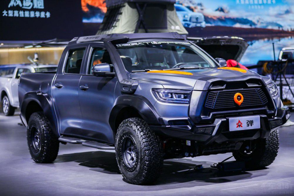 大型高性能豪華皮卡山海炮廣州車展上市 大型高性能豪華皮卡山海炮廣州車展上市
