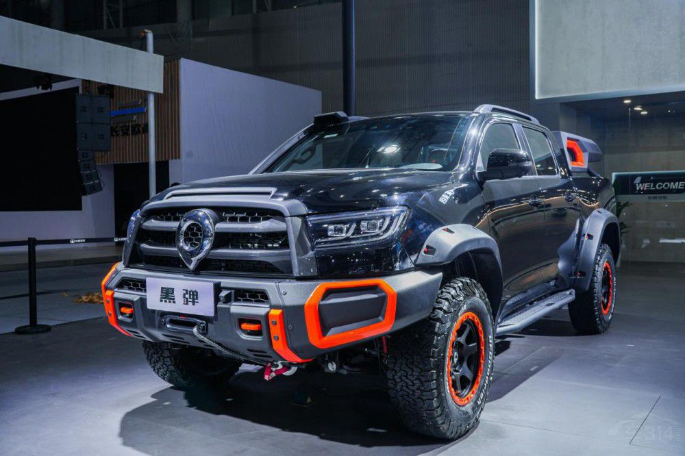 大型高性能豪華皮卡山海炮廣州車展上市 大型高性能豪華皮卡山海炮廣州車展上市