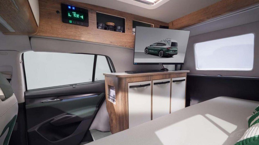 斯柯達(dá)魔改房車 功能雖少 但還有點(diǎn)小帥 斯柯達(dá)魔改房車 功能雖少 但還有點(diǎn)小帥