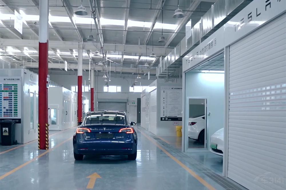 近日特斯拉西南首家直營鈑噴中心落地成都 近日特斯拉西南首家直營鈑噴中心落地成都