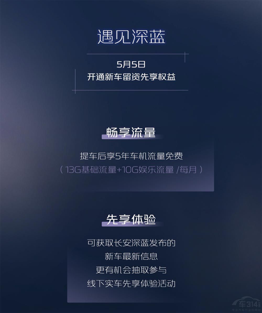 搶先留資長(zhǎng)安深藍(lán)C385或享5年免費(fèi)權(quán)益 搶先留資長(zhǎng)安深藍(lán)C385或享5年免費(fèi)權(quán)益